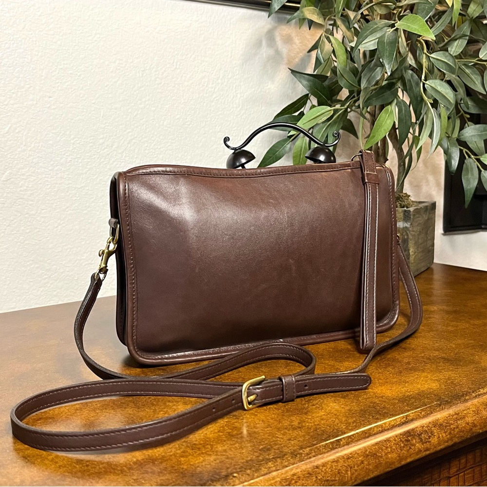 COACH VINTAGE BASIC BAG, MAHOGANY No. 9455